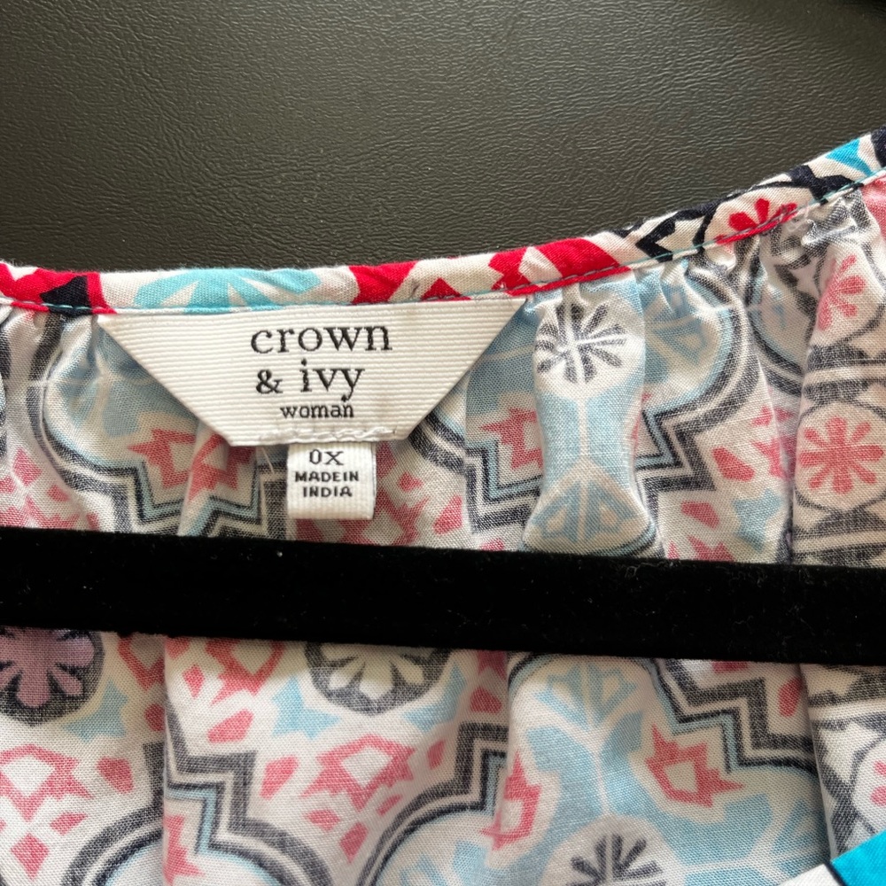 Crown & Ivy ladies tunic 0X - Picture 3 of 5